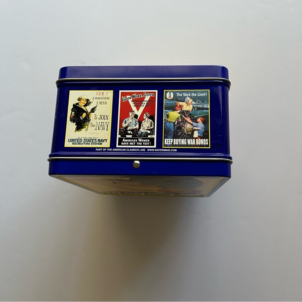 Rosie The Riveter Vintage We Can Do It American Classic World War II Lunch Box - Picture 5 of 12